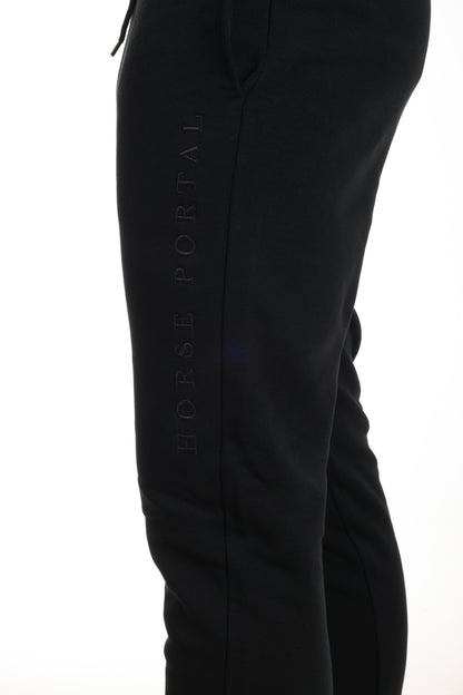 Men's Black Sweatpants Black Logo