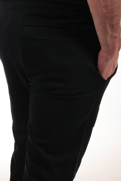 Men's Black Sweatpants Black Logo