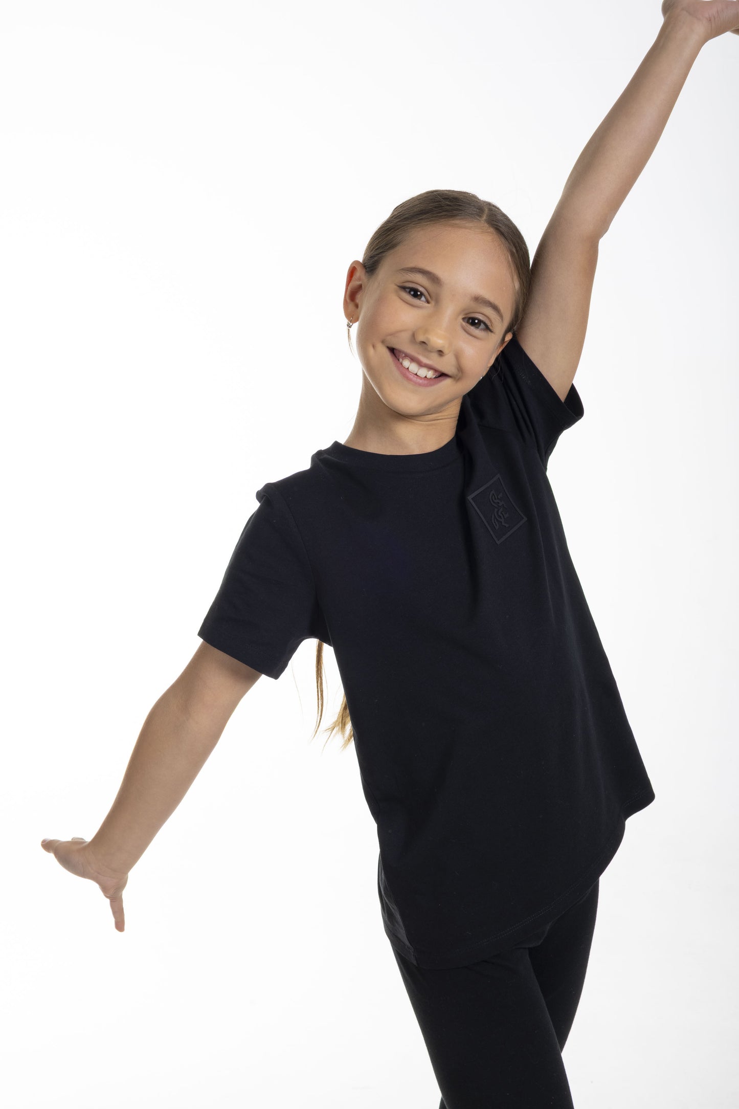 Kids' T-Shirt Black - Small Logo