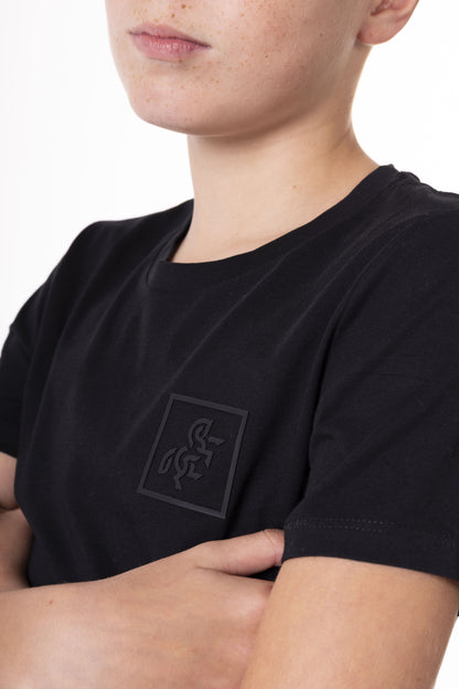 Kids' T-Shirt Black - Small Logo