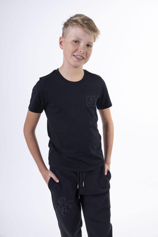 Kids' T-Shirt Black - Small Logo