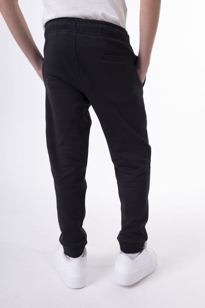 Kids' Black Sweatpants Black Logo