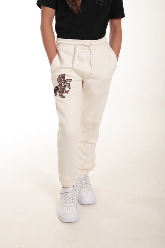 Kids' Black Sweatpants Dark Logo