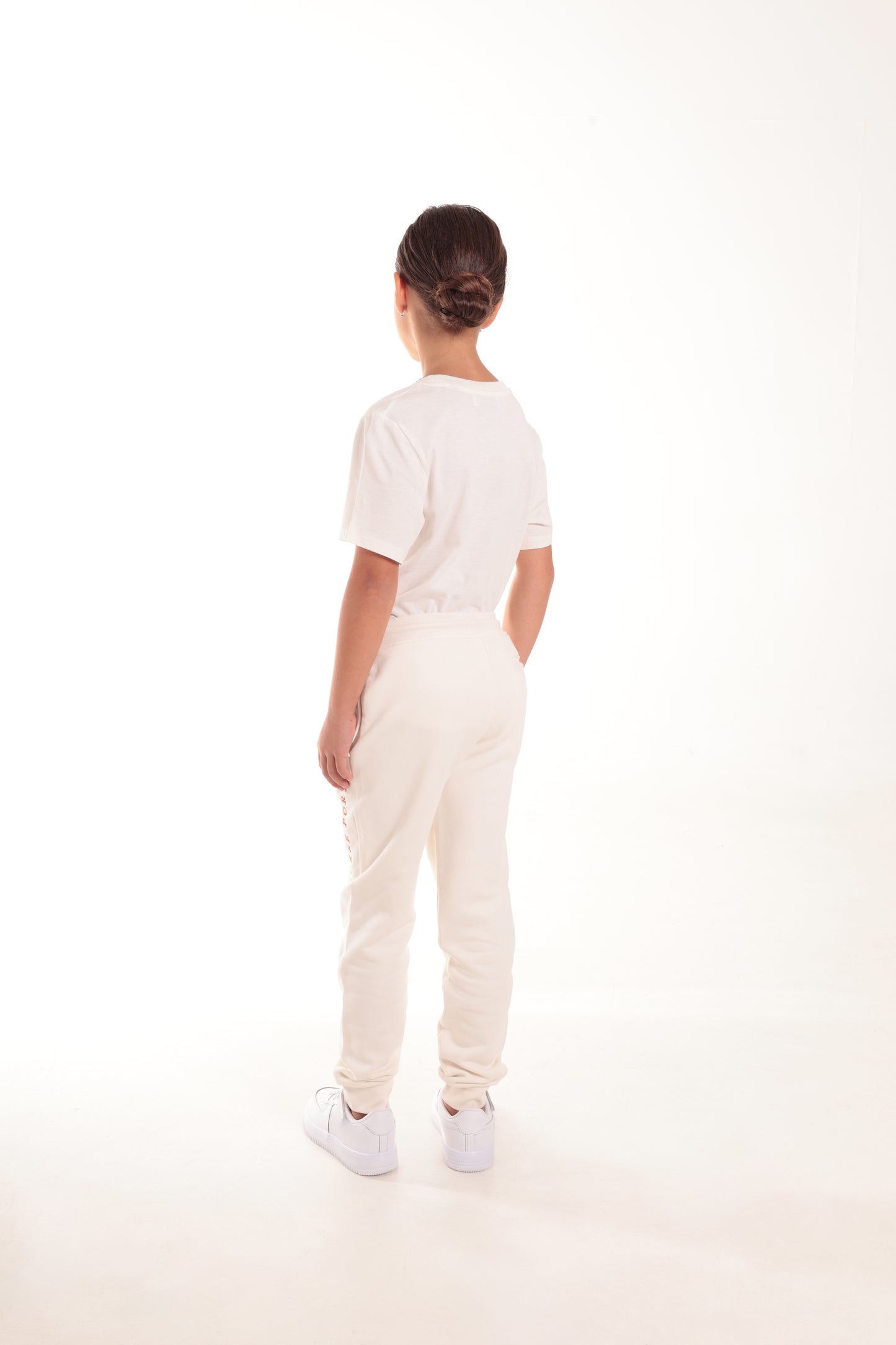 Kids' Black Sweatpants Bronze Logo