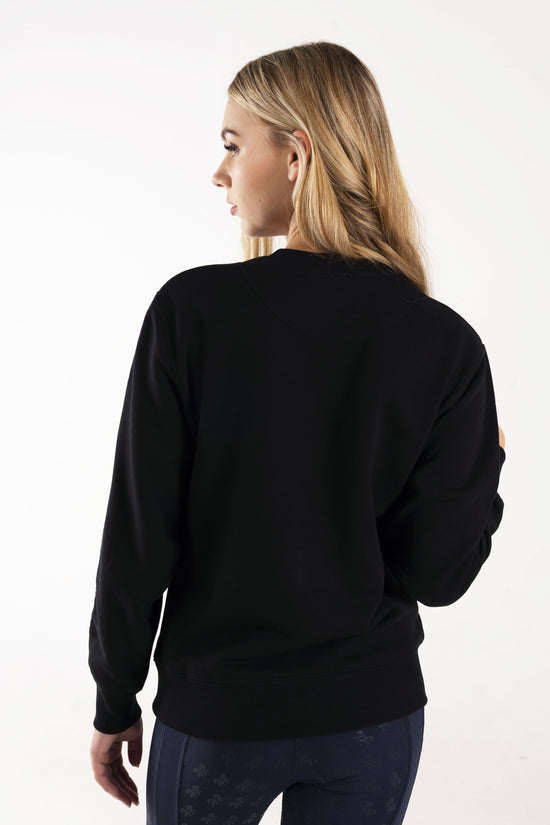 Women's Black Sweatshirt - Black Logo