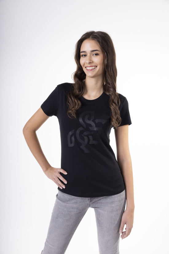 Women's Black T-Shirt - King Logo