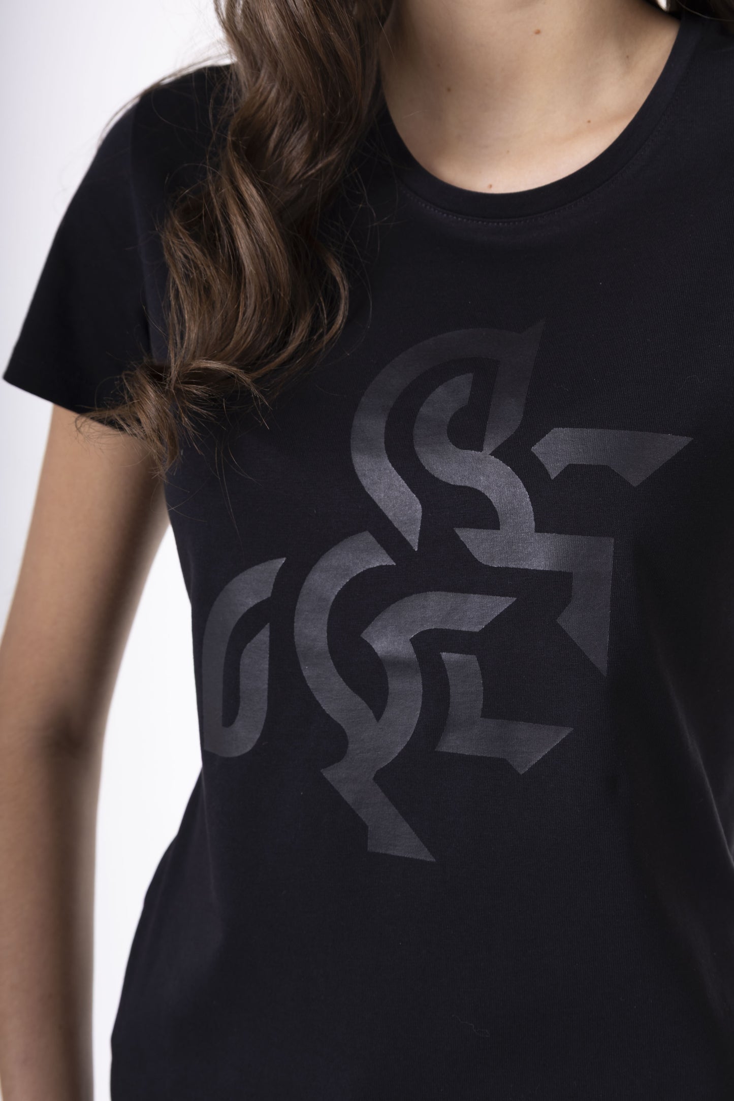 Women's Black T-Shirt - King Logo