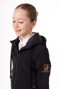 Girls' jacket with Quilted Hoodie