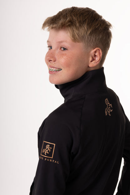 Kids' jacket with front quilting