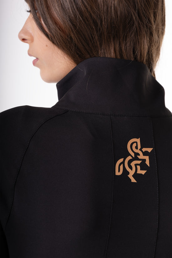 Women's Jacket with front quilting Black