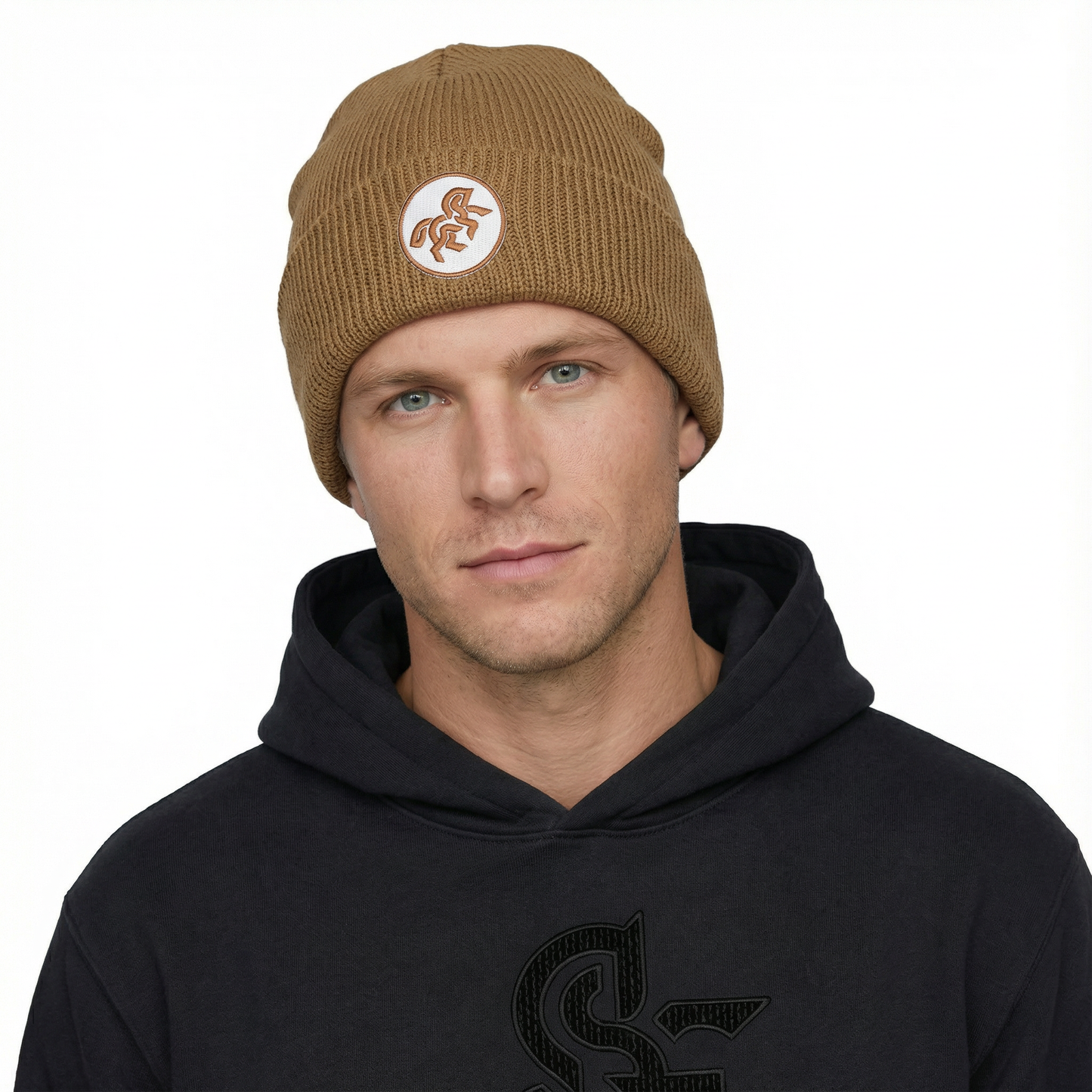 Men's Beanie Beige
