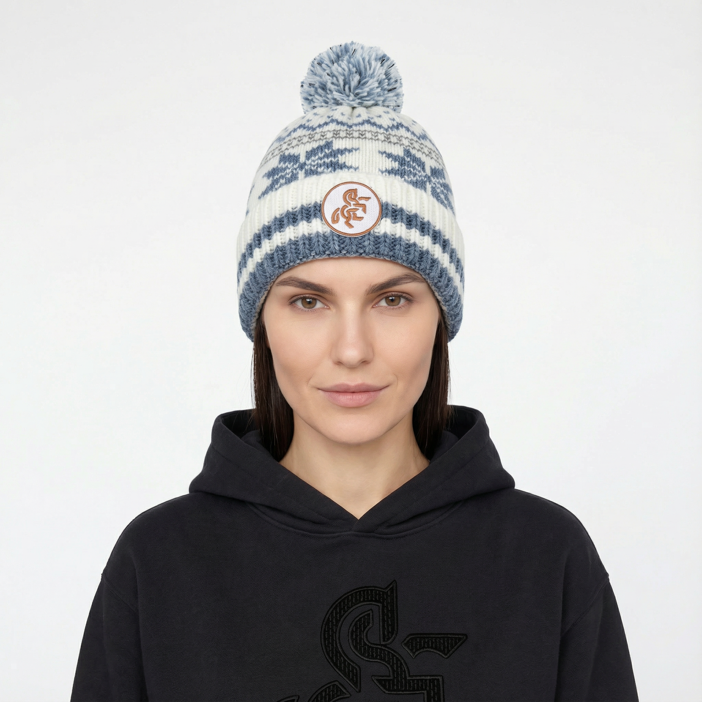 Unisex Beanie Nordic style Blue