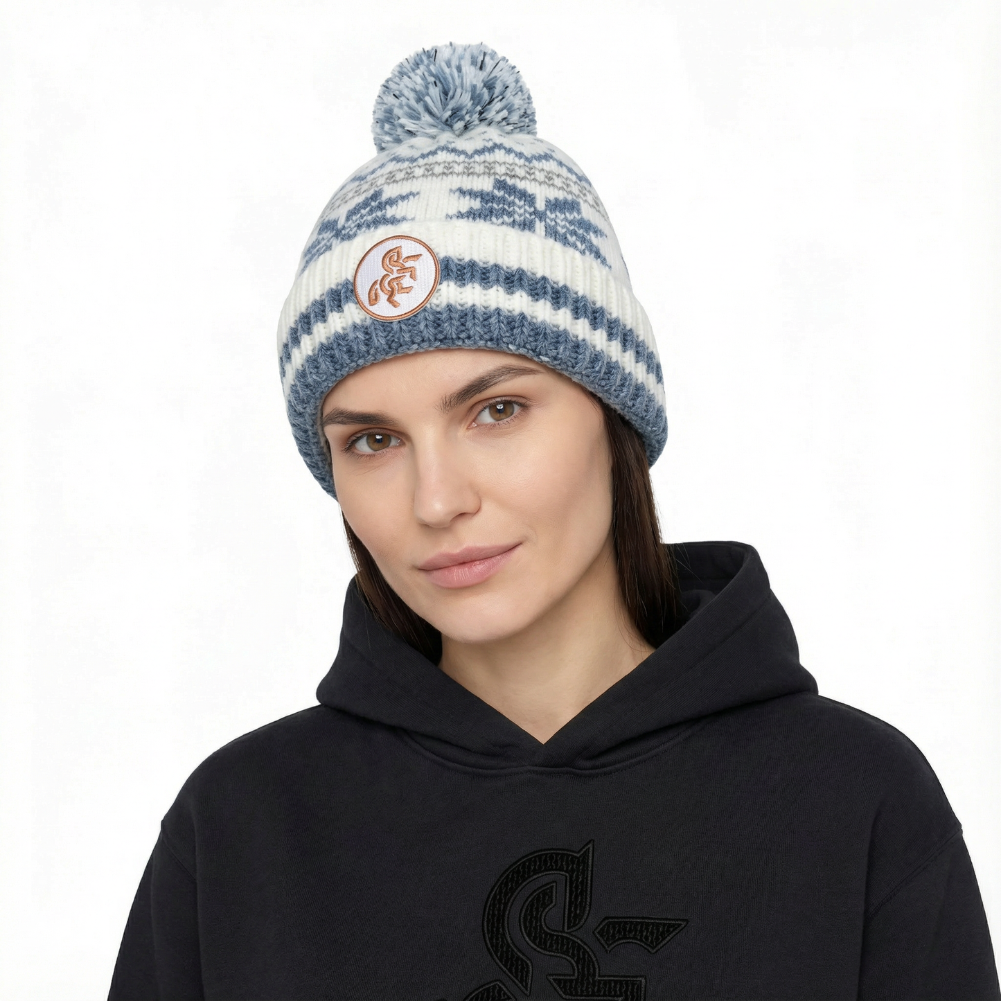 Unisex Beanie Nordic style Blue