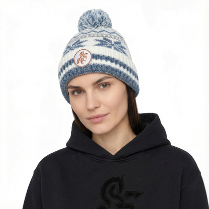 Unisex Beanie Nordic style Blue