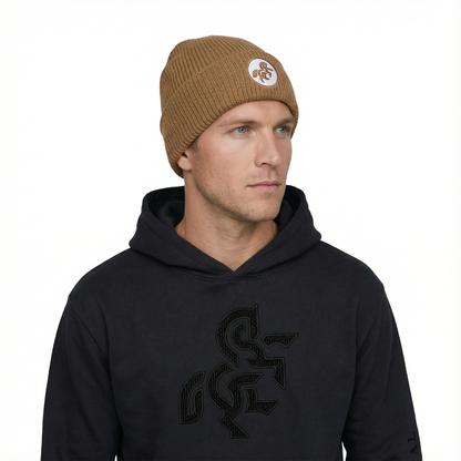 Men's Beanie Beige