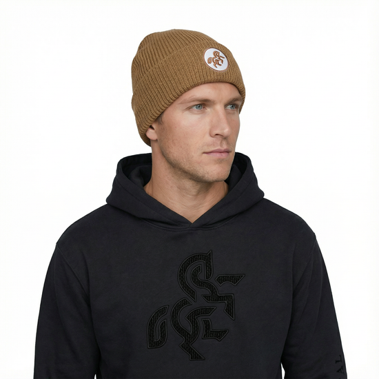 Men's Beanie Beige