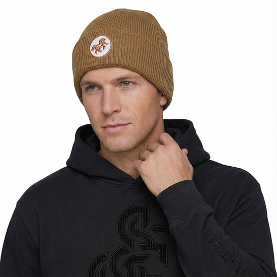 Men's Beanie Beige