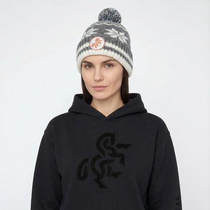 Unisex Beanie Nordic style Gray