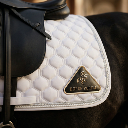 Dressage Saddle Pad White