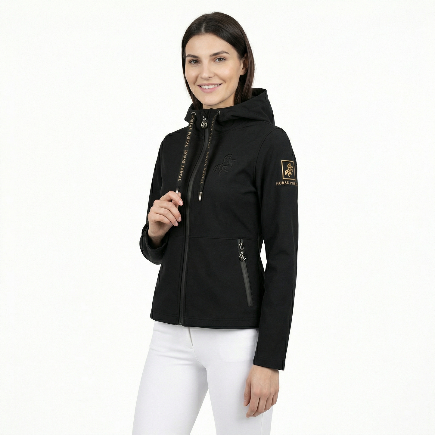 Women's jacket with Quilted Hoodie
