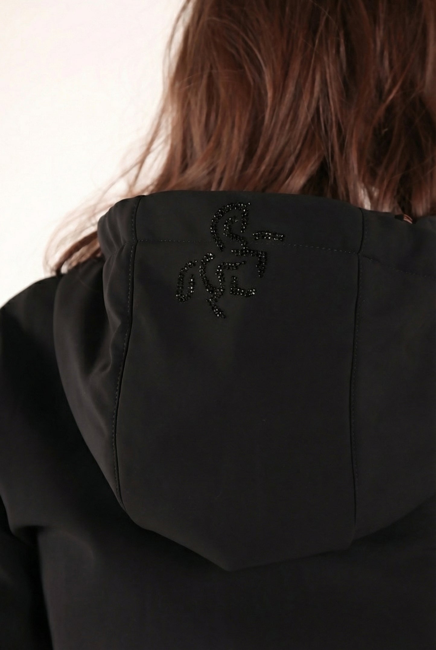 Women's jacket with Quilted Hoodie