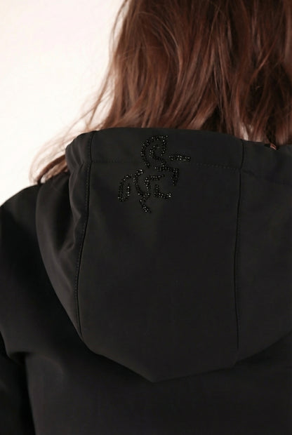 Women's jacket with Quilted Hoodie