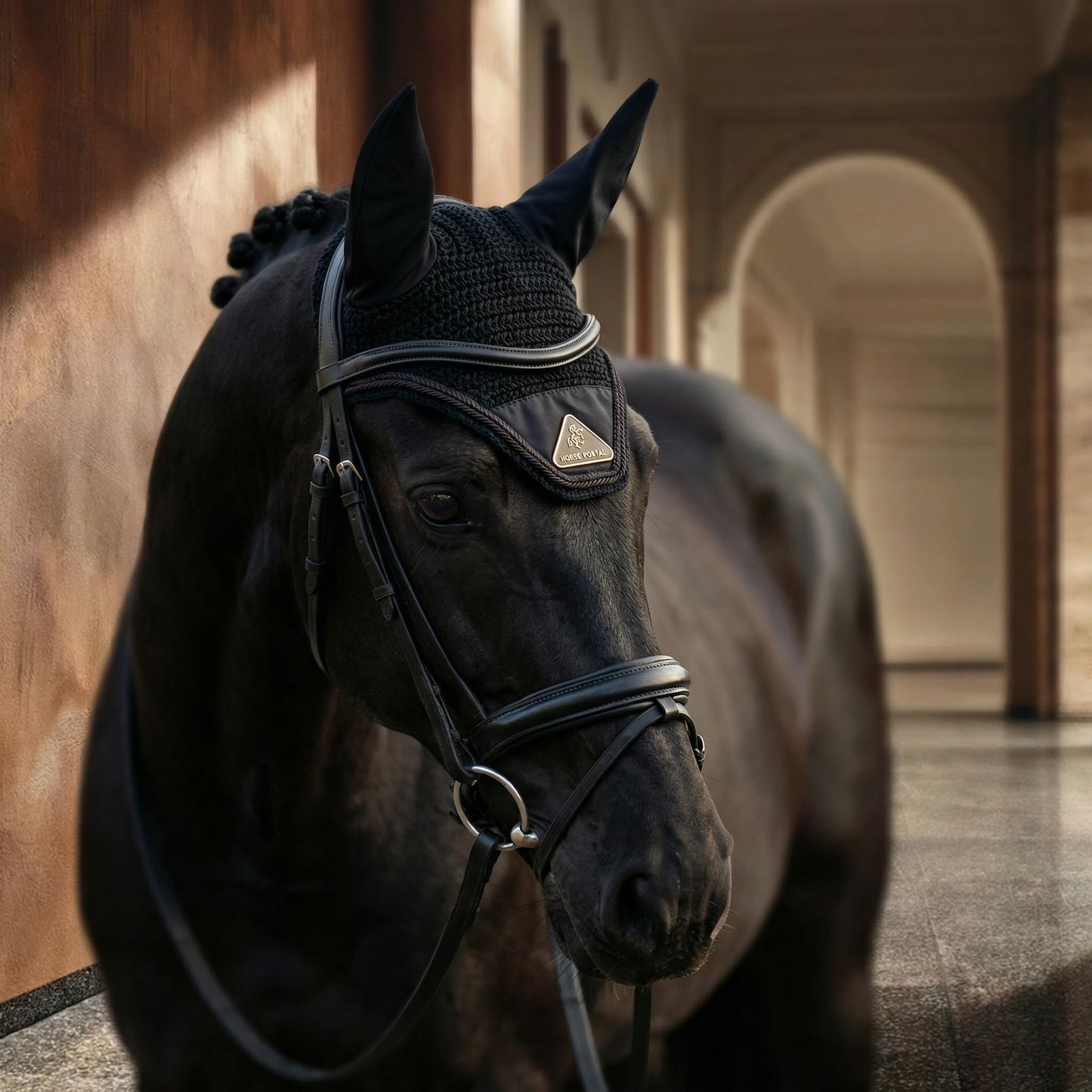 Crochet Fly Veil Black