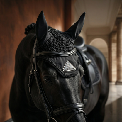 Crochet Fly Veil Black